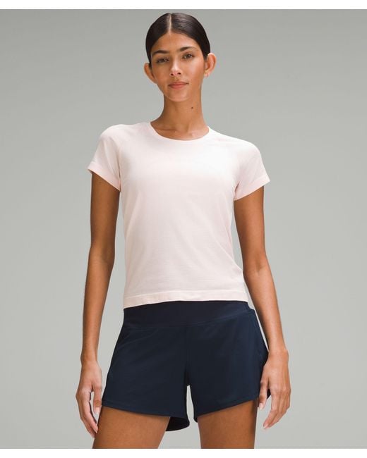 lululemon athletica White Swiftly Tech Short Sleeve Shirt 2.0 Race Length