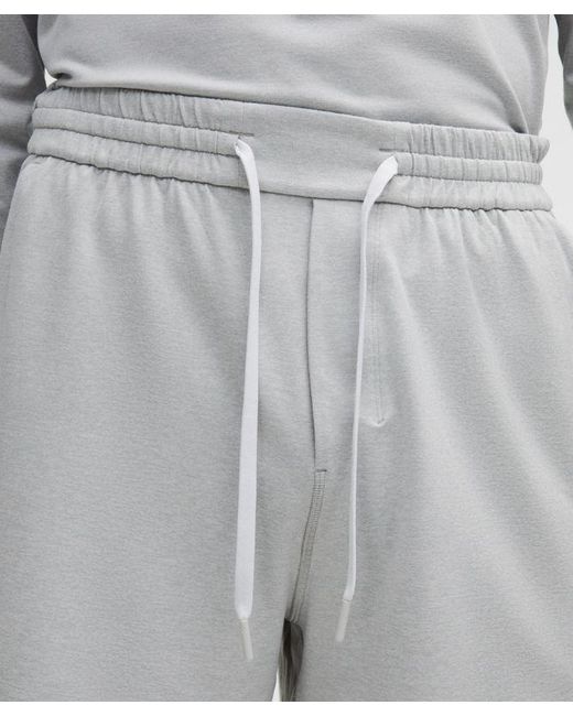 lululemon athletica Gray Soft Jersey Short 5" for men