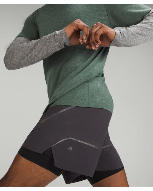lululemon athletica Surge Lined Short 6 Special Edition in Green for Men