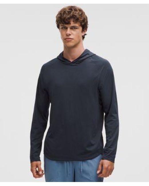 lululemon athletica Blue License To Train Hoodie for men