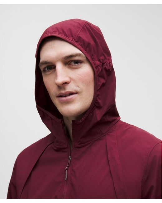 lululemon athletica Red Fast And Free Packable Jacket for men