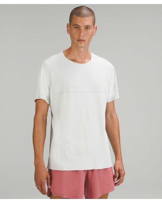 lululemon athletica White – Fast And Free Short-Sleeve Shirt – – for men