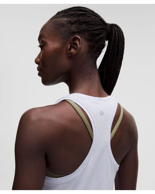 lululemon athletica White – Swiftly Tech Racerback Tank Top 2.4 Waist Length – – Size 4
