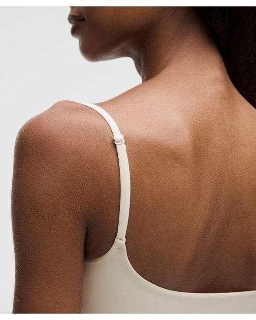 lululemon athletica White Wundermost Ultra-Soft Nulu Spaghetti-Strap Adjustable Cami
