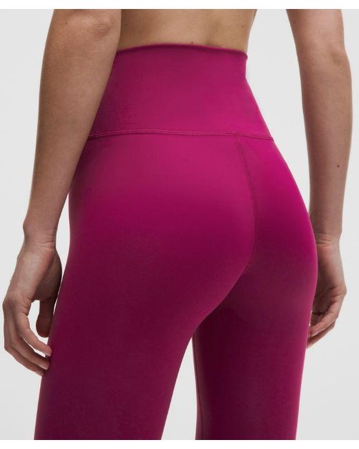 lululemon athletica Red Wunder Train No Line High-Rise Tight 28"