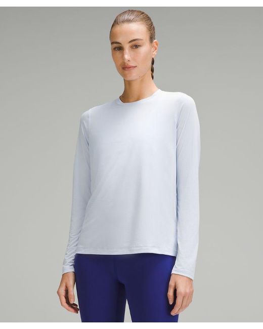 lululemon athletica White Ultralight Hip-length Long-sleeve Shirt