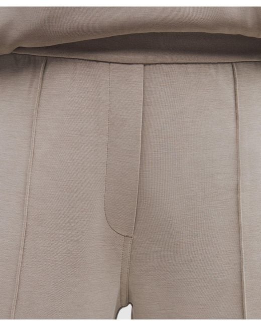 lululemon athletica Natural Softstreme Pintuck Mid-Rise Pant