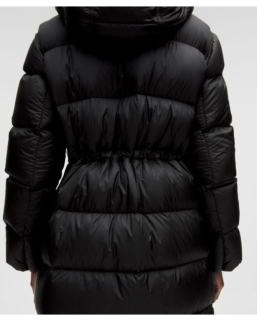 lululemon athletica Black Featherweight 900-Down-Fill Long Puffer Jacket
