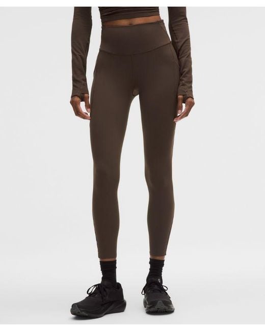 lululemon athletica White – Fast And Free High-Rise Tight Leggings 5 Pocket – 25" – – Size 4