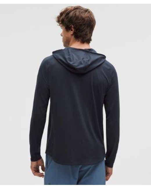 lululemon athletica Blue License To Train Hoodie for men