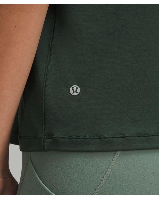 lululemon athletica Green Relaxed Jersey Training Tank Top