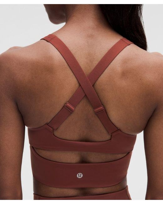 lululemon athletica Red – Like A Cloud Train Sports Bra Medium Support, B/C Cup – – Size 16