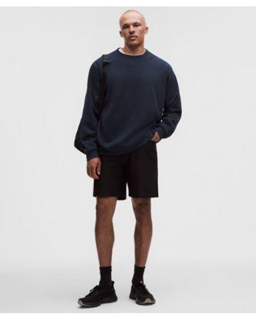 lululemon athletica Blue Steady State Crew for men