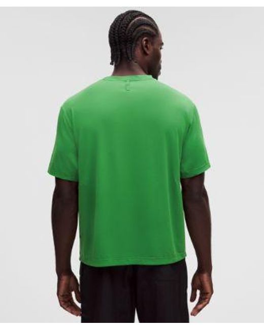 lululemon athletica Green – Easyset Training Short-Sleeve Shirt – – Size Large for men