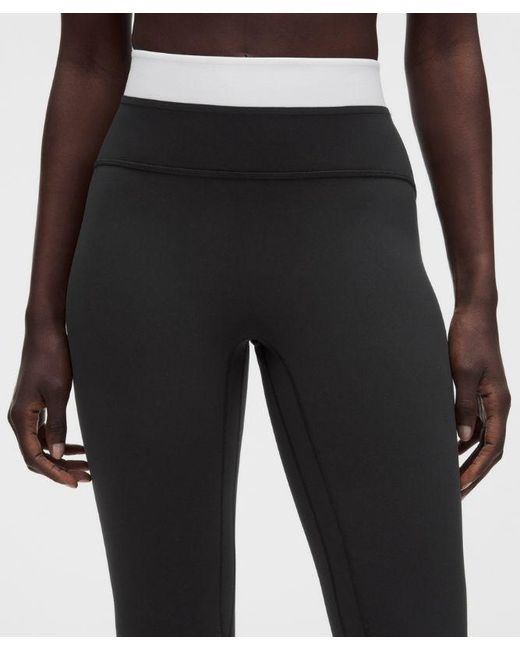 lululemon athletica Black – Align No Line High-Rise Pants Waist – 25" – – Size 4