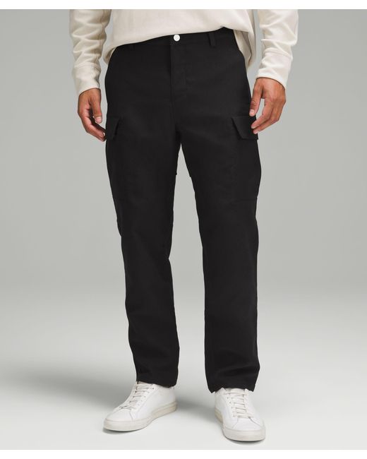 lululemon athletica Black Classic-fit Sueded Cargo Pants for men