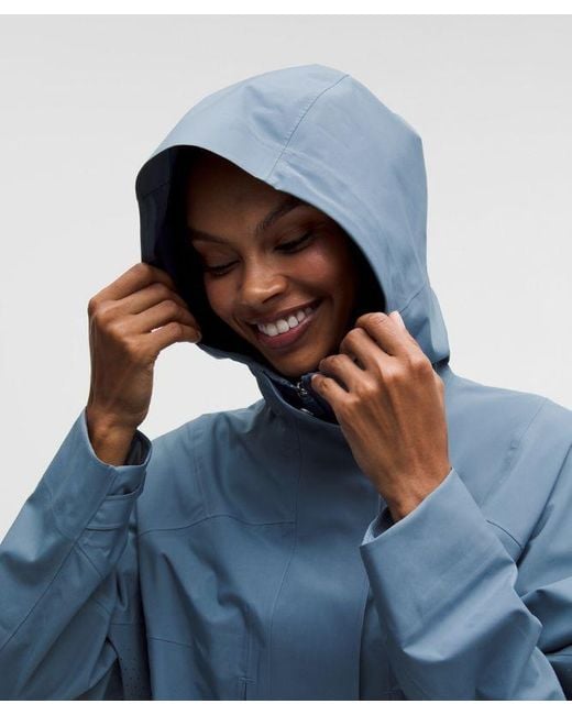 lululemon – Rain Chaser Jacket – – Size 14 in Blue | Lyst UK