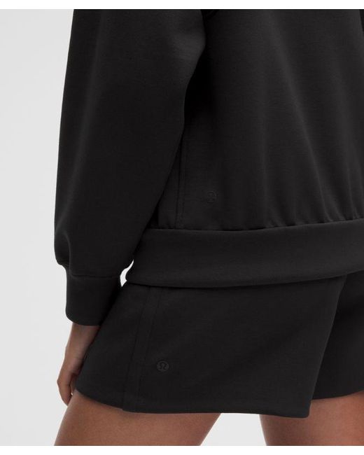 lululemon athletica Black – Smooth Spacer Oversized Full Zip Hoodie – – Size Large