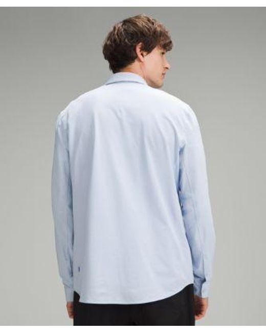 lululemon athletica Gray – Commission Long-Sleeve Shirt Oxford – //Pastel – for men