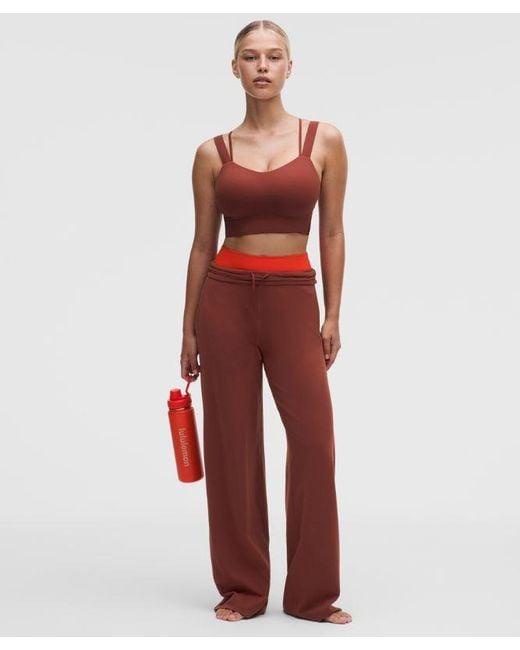 lululemon athletica Red Like A Cloud Longline Bra