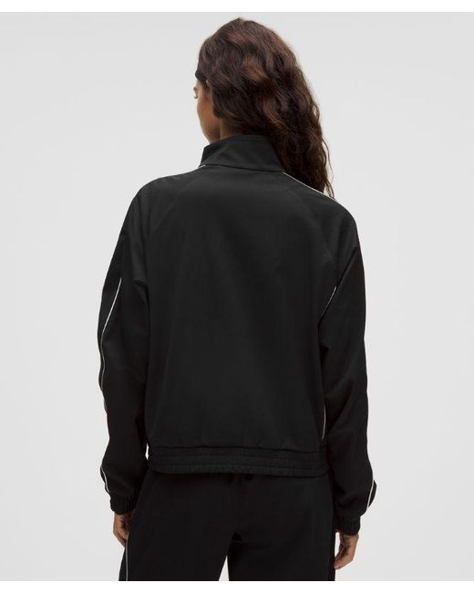 lululemon athletica Black Brentwood Track Jacket