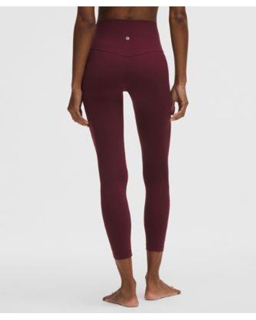 lululemon athletica Red Align No Line High-Rise Pant 25"