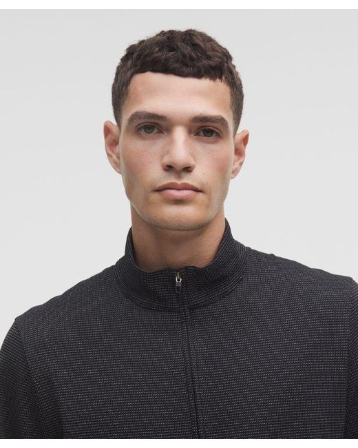 lululemon athletica Blue – Reflective Knit Running Half Zip Long-Sleeve Top – – Size Large for men