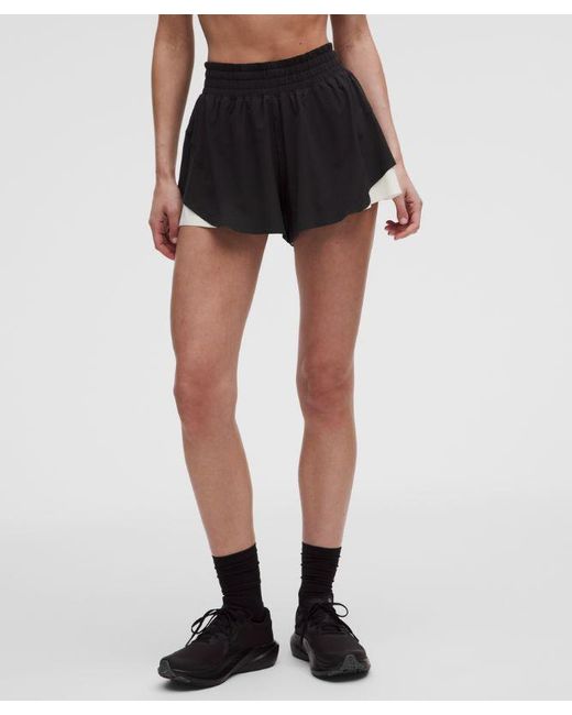 lululemon athletica Black Shake It Out High-Rise Running Short 2.5"