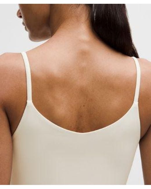 lululemon athletica White – Bend This Cami Spaghetti-Strap Sports Bra Light Support, A–C Cups – – Size Large/Xl
