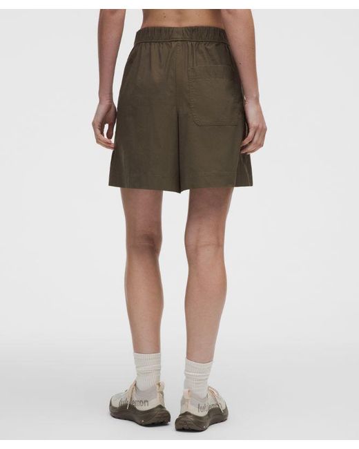 lululemon athletica Multicolor Lululinen High-Rise Relaxed-Fit Short 7"