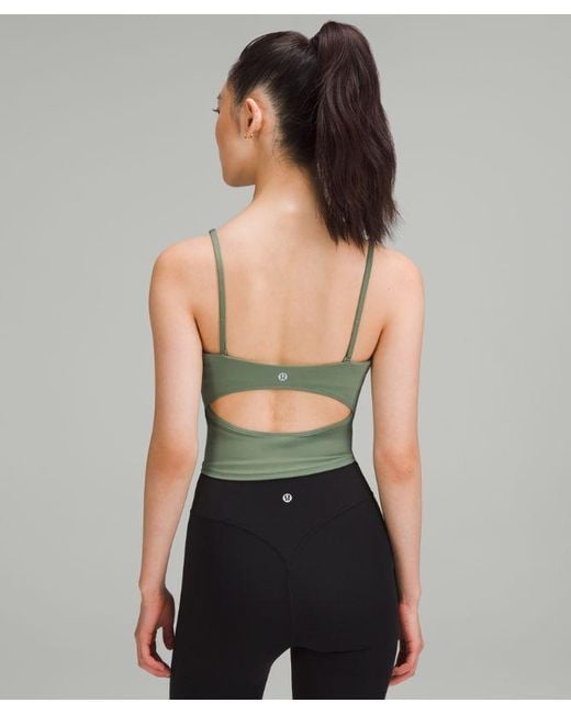 lululemon athletica Green – Breezethrough Tank Top Light Support, B/C Cup – /Pastel – Size 14