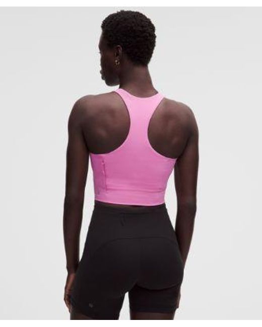 lululemon athletica Red Swift Speed Cropped Tank Top