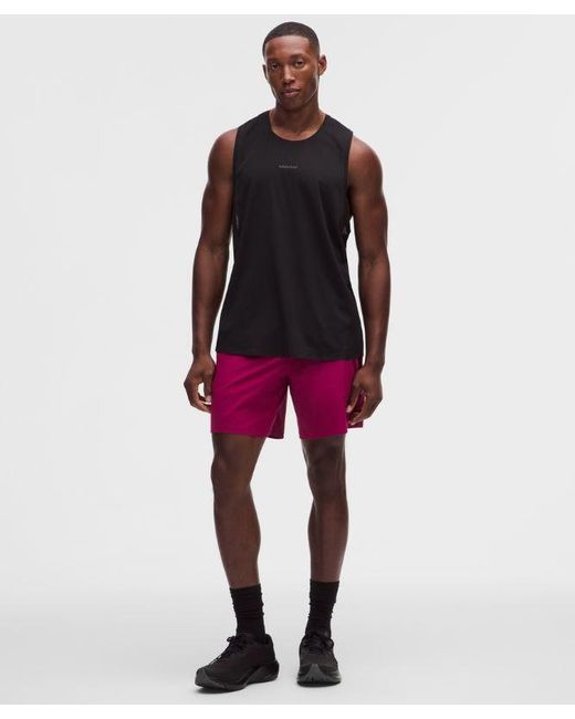 lululemon athletica Red – Pace Breaker Lined Shorts – 7" – Size Large for men