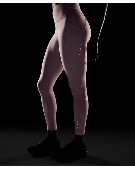 lululemon athletica Pink – Fast And Free High-Rise Tight Leggings 5 Pocket – 28" – /Pastel – Size 4