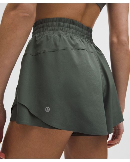 lululemon athletica Green Shake It Out High-Rise Running Short 2.5"