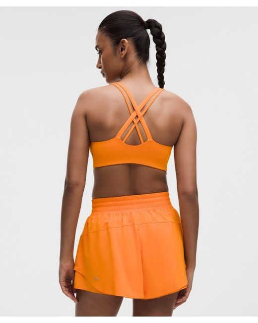 lululemon athletica Orange – Energy Sports Bra Medium Support, B-D Cups Evolve – –