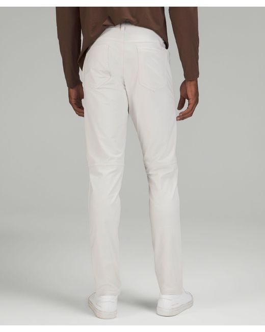 lululemon athletica Abc Slim-fit 5 Pocket Trousers 32"l Warpstreme - Color White - Size 36 for men