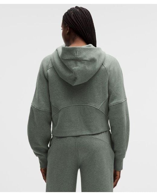 lululemon athletica Green – Scuba Oversized Half-Zip Hoodie – – Size 6