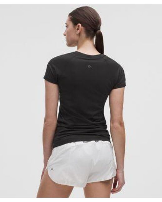 lululemon athletica Black Swiftly Tech Short Sleeve 2.0 Top