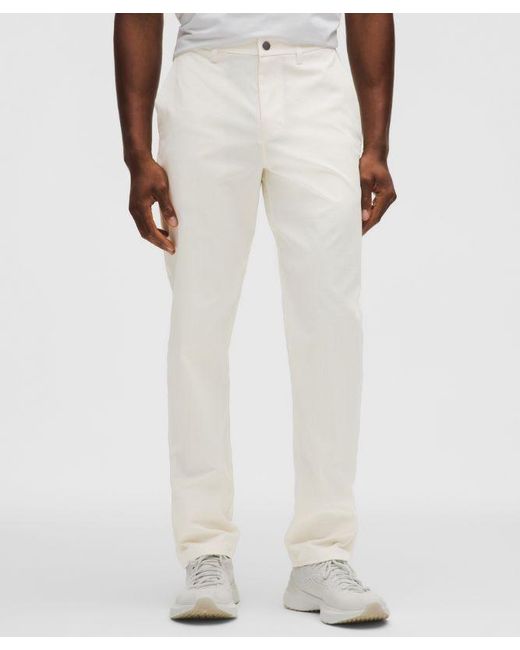 lululemon athletica White Abc Classic-Fit Trouser 34L for men