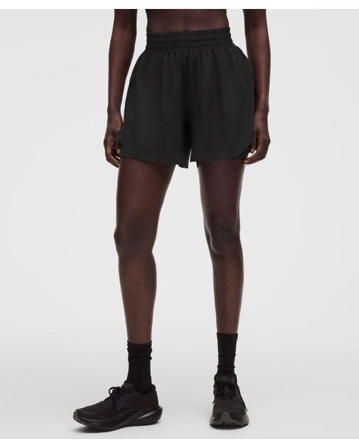lululemon athletica Red Shake It Out High-Rise Running Short 4"