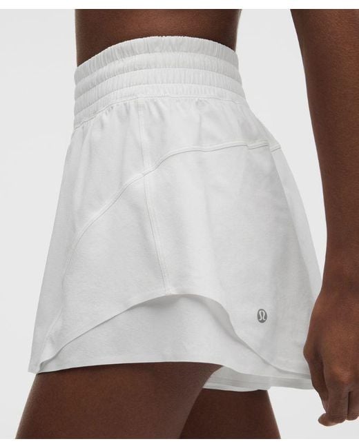 lululemon athletica White Shake It Out High-Rise Running Short 2.5"