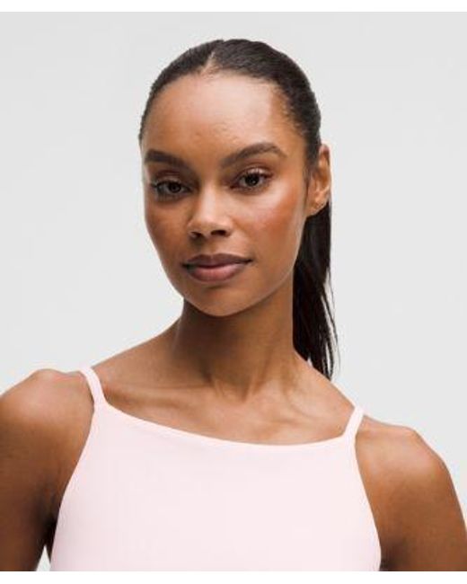 lululemon athletica Pink – Focuser High-Neck Sports Bra Light Support, A/B Cup – – Size Large