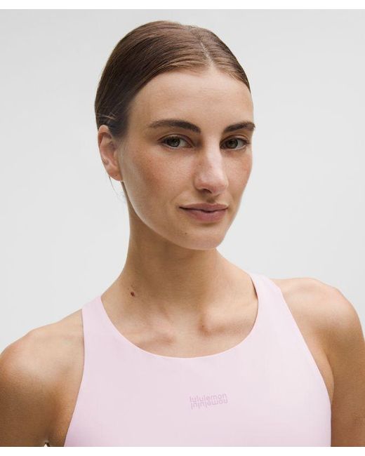 lululemon athletica Red – Energy High-Neck Longline Sports Bra Evolve Medium Support, B-D Cups – –