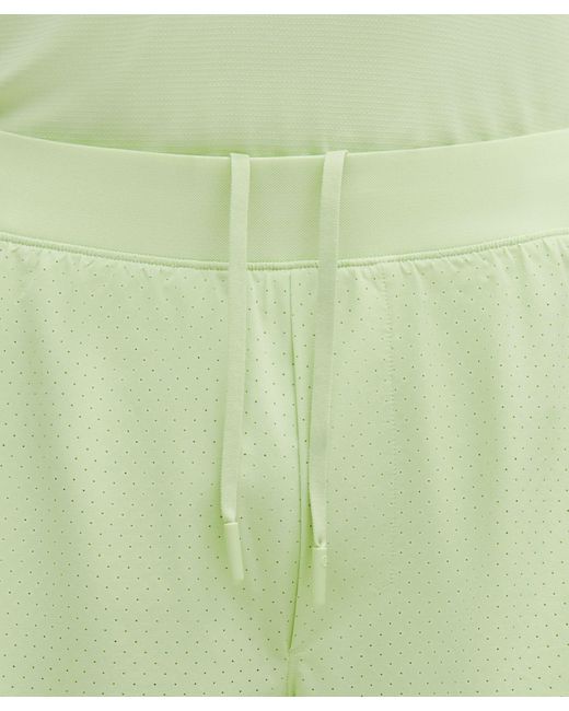 lululemon athletica Green – Fast And Free Lined Running Shorts – 5" – – Size Medium for men