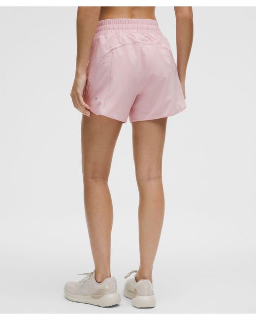 lululemon athletica Pink Track That High-Rise Lined Shorts 5"