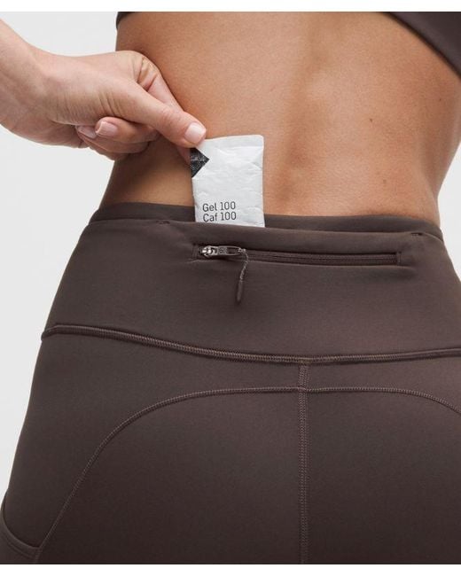 lululemon athletica White Fast And Free 6-Pocket Thermal Tight 28"