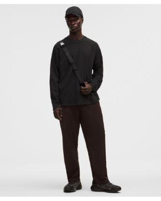 lululemon athletica Black – Organic Oversized Long-Sleeve Shirt Slnsh Collection – – Size Large for men