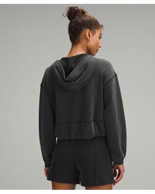 lululemon athletica Gray – Softstreme Full-Zip Hoodie – – Size 4