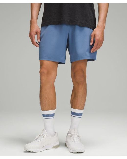 lululemon athletica Blue Pace Breaker Linerless Shorts 7" for men
